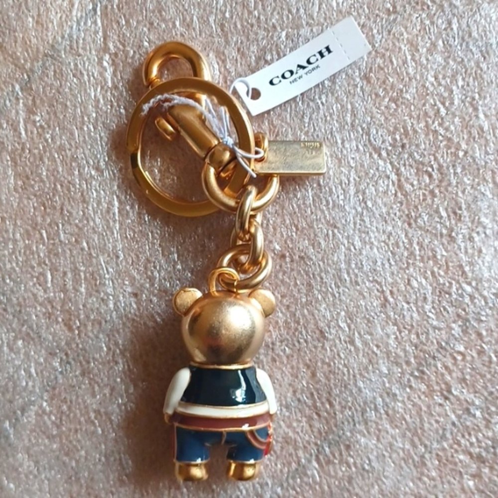 Coach x Star Wars Han Solo Bear Keychain Bag Charm NWT - Picture 4 of 9